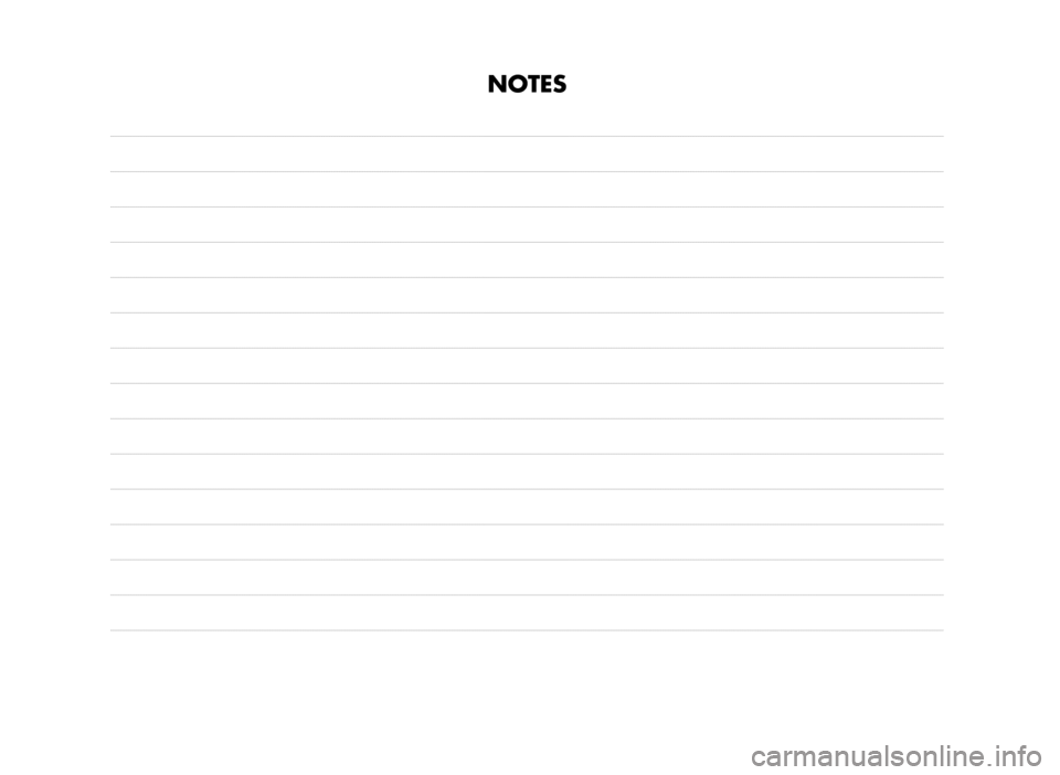 FIAT IDEA 2005 1.G Radio CD Manual NOTES 