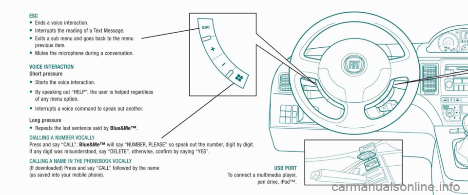 FIAT IDEA 2008 1.G Blue And Me User Manual FIAT IDEA 2008 1.G Blue And Me User Manual