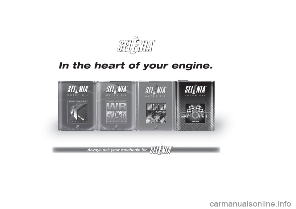 FIAT PANDA 2014 319 / 3.G Owners Manual ®
® FIAT PANDA 2014 319 / 3.G Owners Manual ®
®