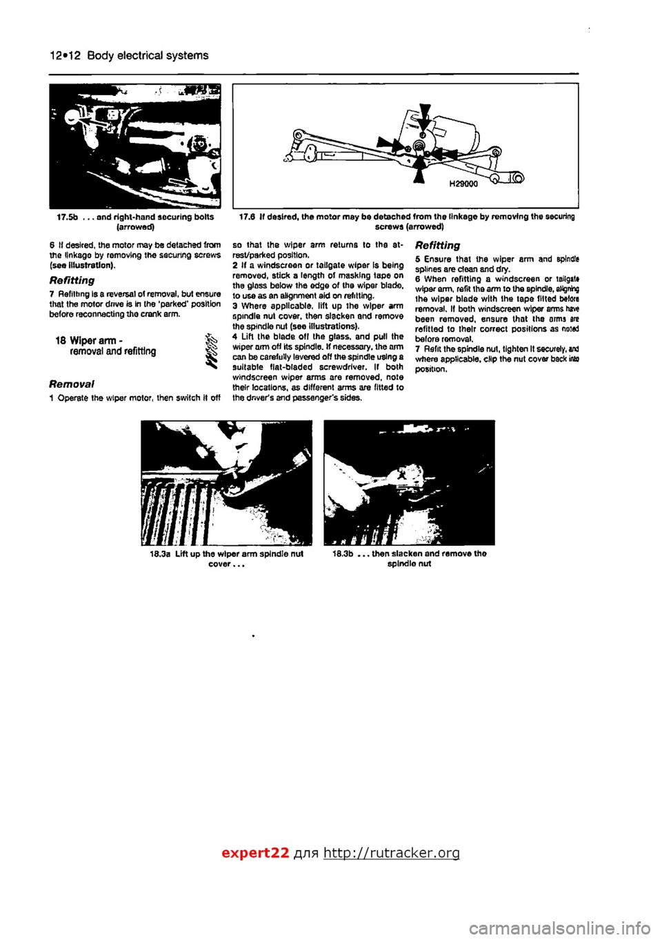 FIAT PUNTO 1997 176 / 1.G Workshop Manual
12*12 Body electrical systems
17.0 If desired, the motor may be detached from the linkage by removing the securing screws (arrowed) 17.5b ... and right-hand securing bolts (arrowed)
6 If desired, t FIAT PUNTO 1997 176 / 1.G Workshop Manual
12*12 Body electrical systems
17.0 If desired, the motor may be detached from the linkage by removing the securing screws (arrowed) 17.5b ... and right-hand securing bolts (arrowed)
6 If desired, t