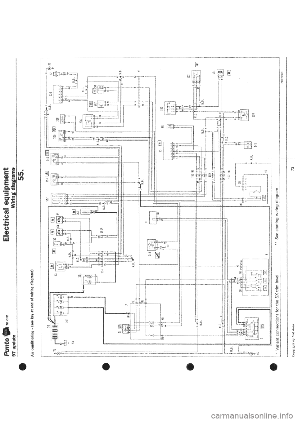 FIAT PUNTO 1997 176 / 1.G Wiring Diagrams User Guide FIAT PUNTO 1997 176 / 1.G Wiring Diagrams User Guide