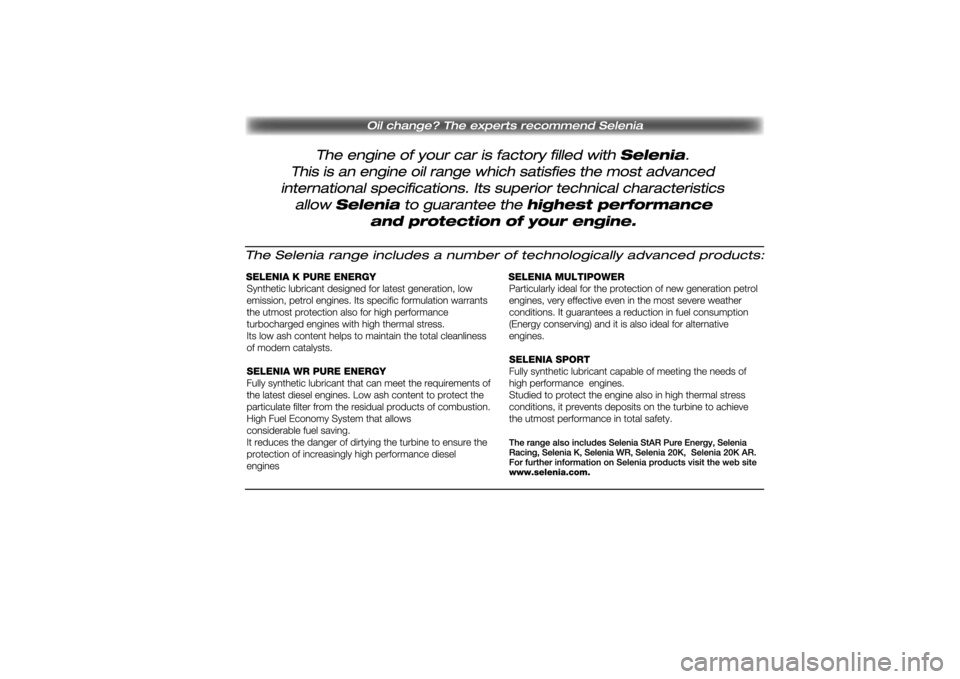 FIAT QUBO 2015 1.G Owners Manual 