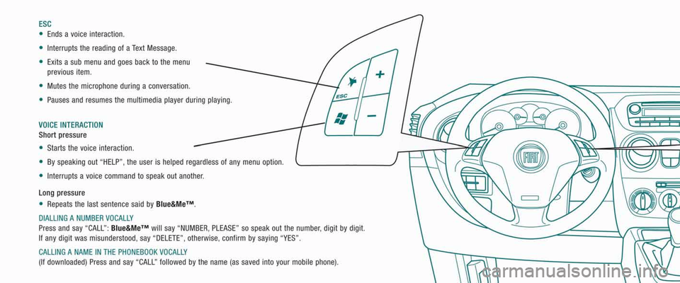 FIAT QUBO 2008 1.G Blue And Me User Manual 