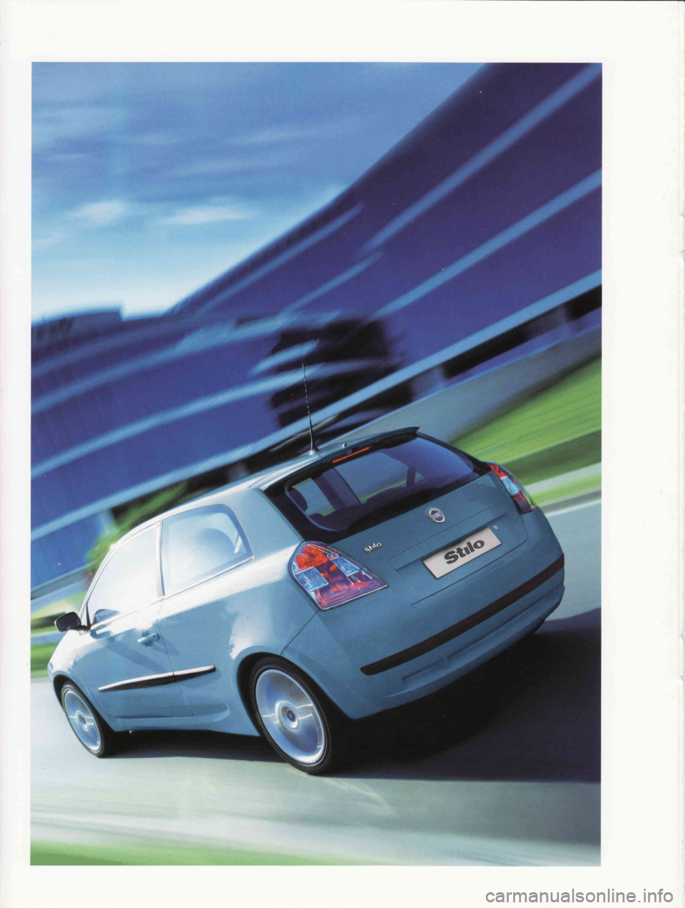 FIAT STILO 2004 1.G Technical Specifications Manual *", FIAT STILO 2004 1.G Technical Specifications Manual *",