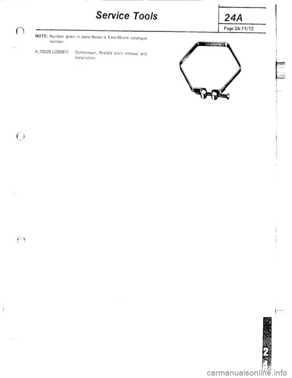 FIAT 124 SPIDER 1975 Service Manual FIAT 124 SPIDER 1975 Service Manual