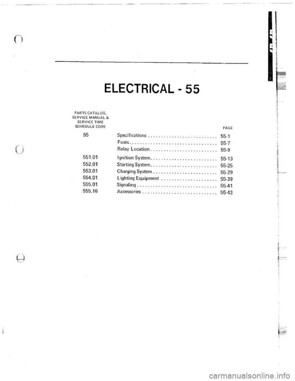FIAT 124 SPIDER 1975 Service Manual FIAT 124 SPIDER 1975 Service Manual