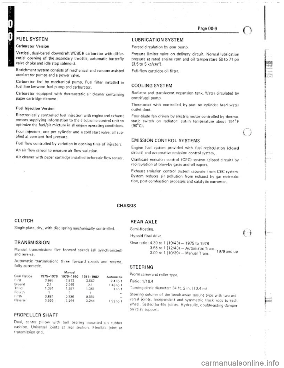 FIAT 124 SPIDER 1975 Service Manual FIAT 124 SPIDER 1975 Service Manual