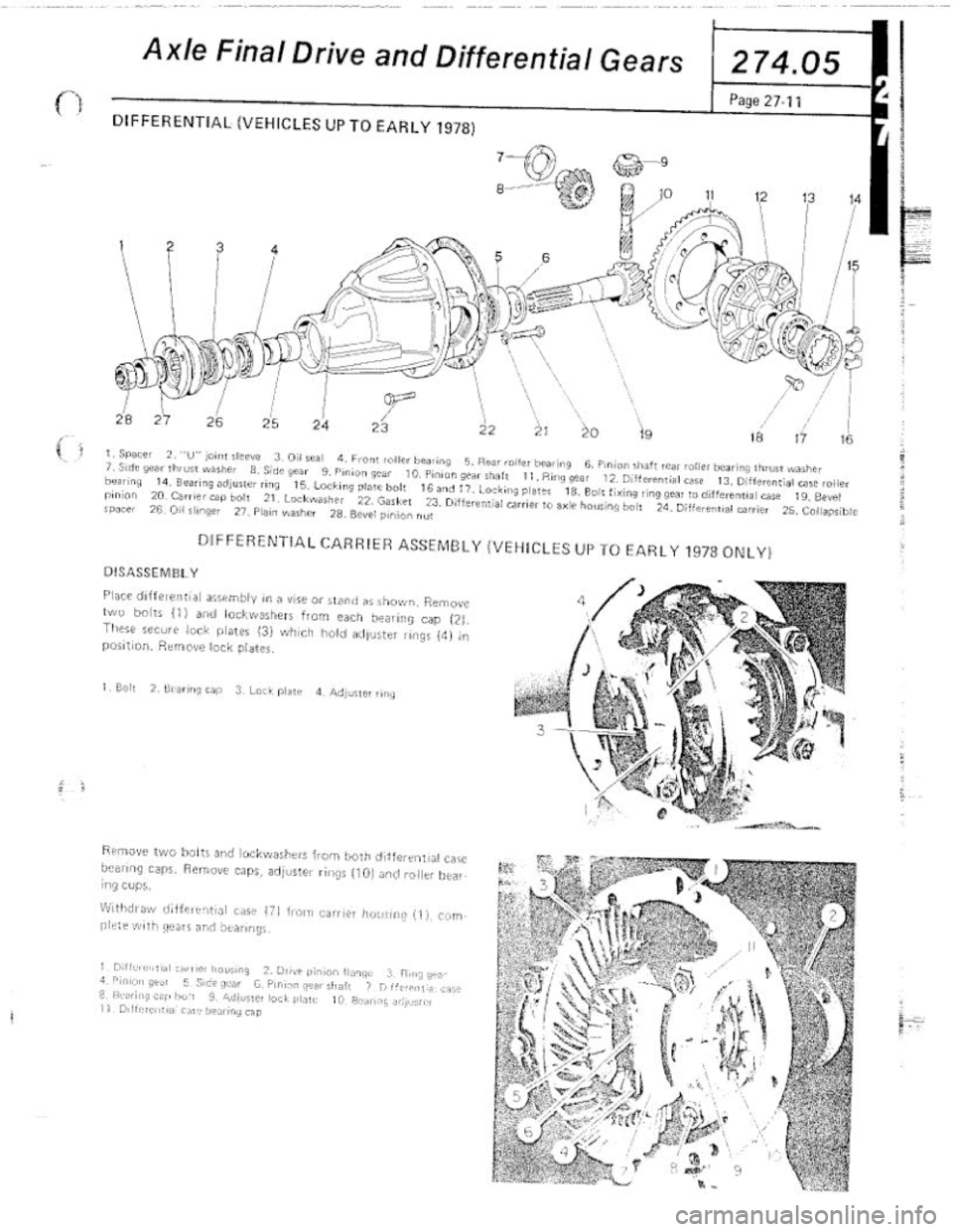 FIAT 124 SPIDER 1975 Service Manual FIAT 124 SPIDER 1975 Service Manual