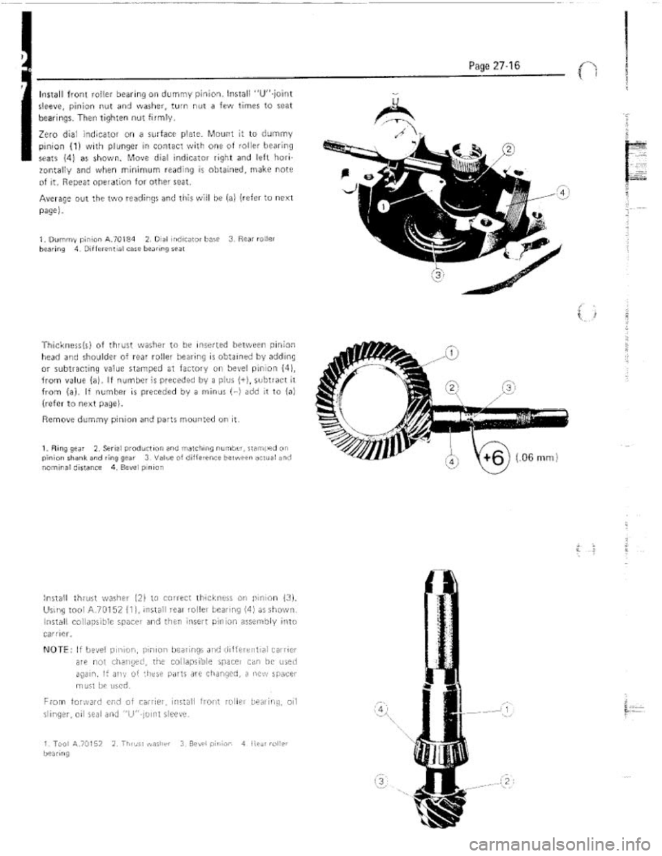 FIAT 124 SPIDER 1975 Service Manual FIAT 124 SPIDER 1975 Service Manual
