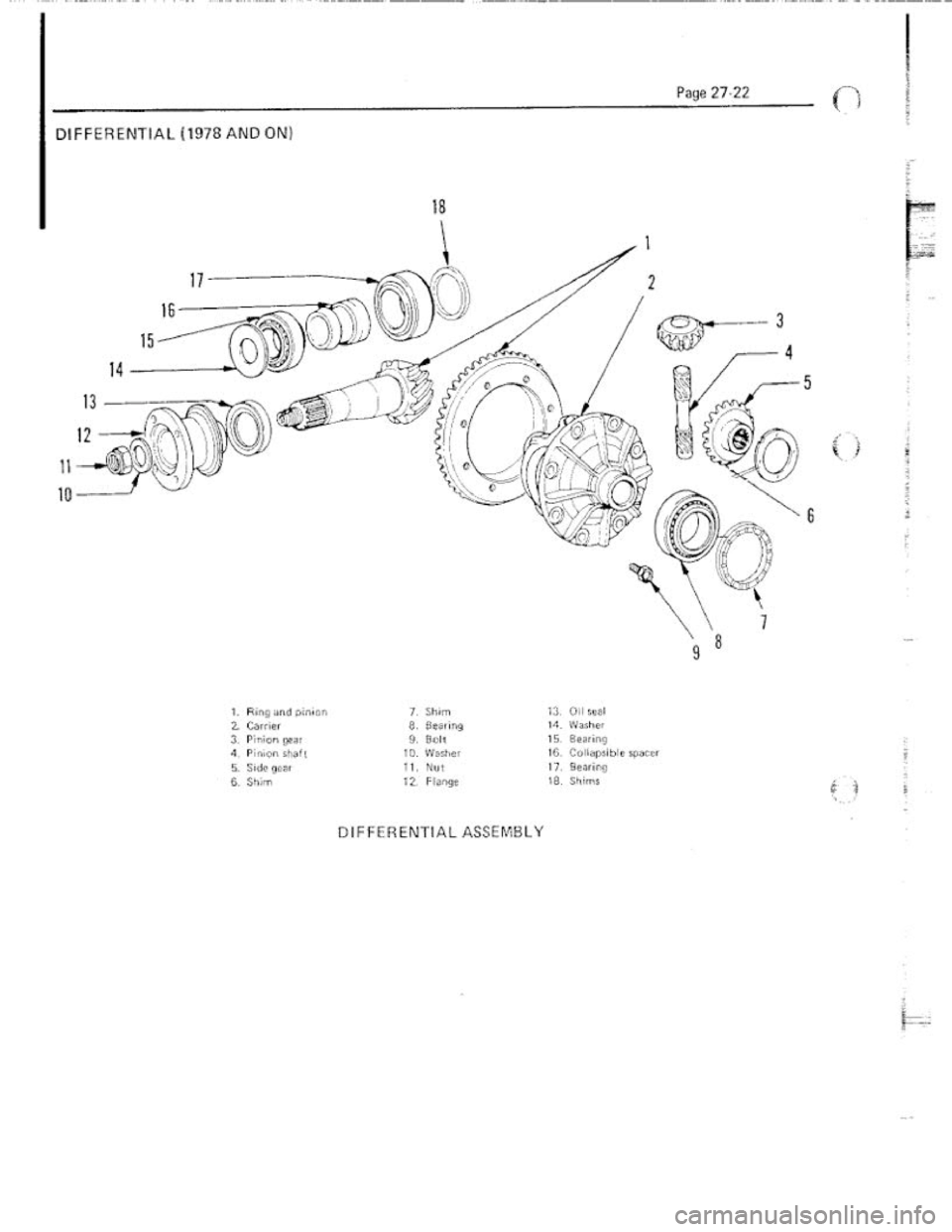 FIAT 124 SPIDER 1975 Service Manual FIAT 124 SPIDER 1975 Service Manual