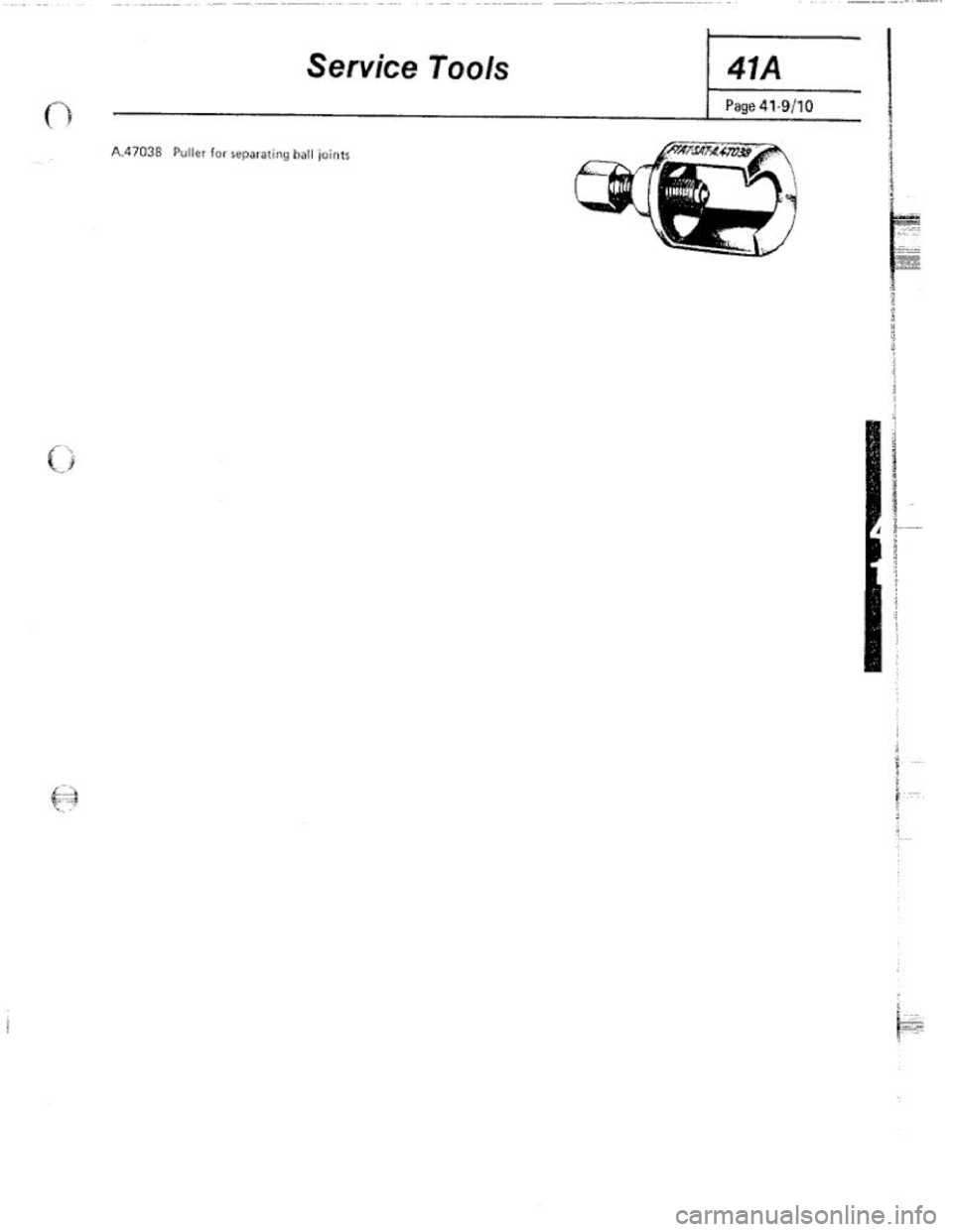 FIAT 124 SPIDER 1975 Service Manual FIAT 124 SPIDER 1975 Service Manual