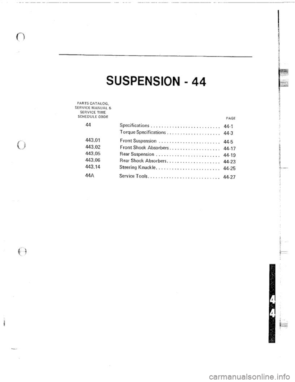 FIAT 124 SPIDER 1975 Service Manual FIAT 124 SPIDER 1975 Service Manual