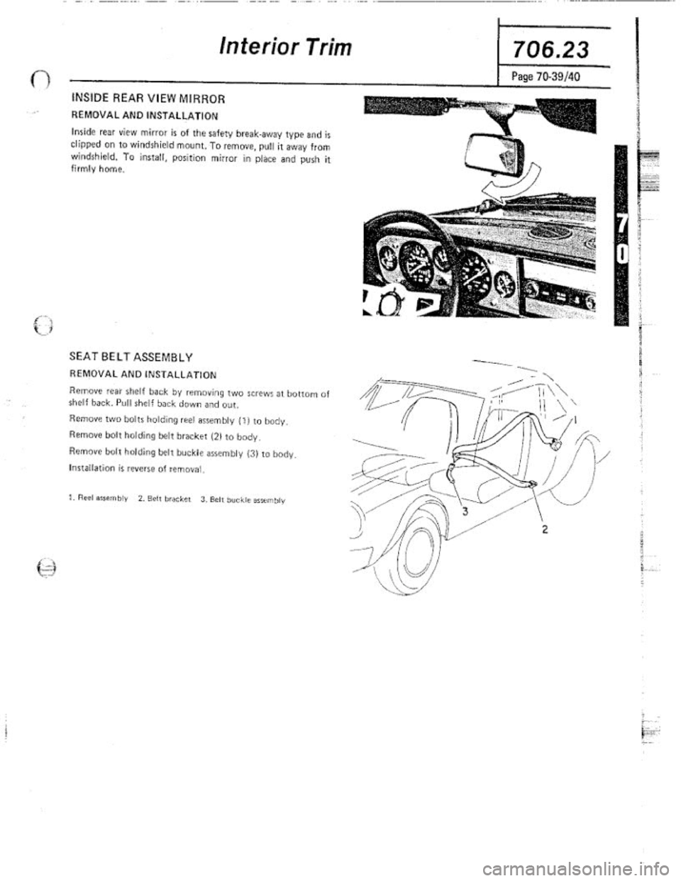 FIAT 124 SPIDER 1975 Owners Manual FIAT 124 SPIDER 1975 Owners Manual