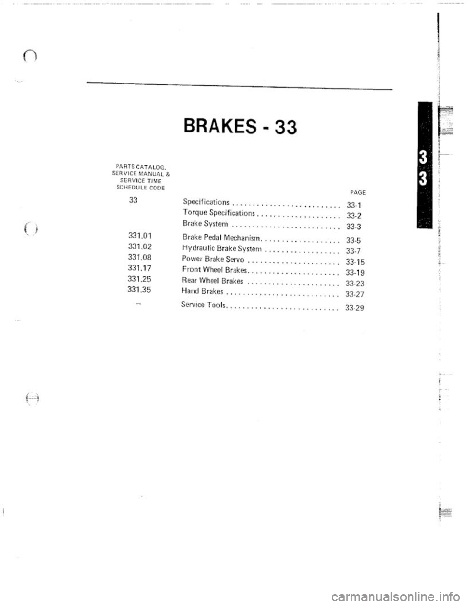 FIAT 124 SPIDER 1975 Owners Manual FIAT 124 SPIDER 1975 Owners Manual