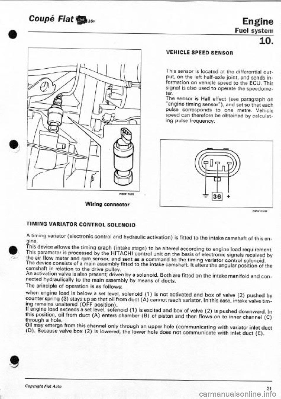 FIAT COUPE 1995 Workshop Manual FIAT COUPE 1995 Workshop Manual
