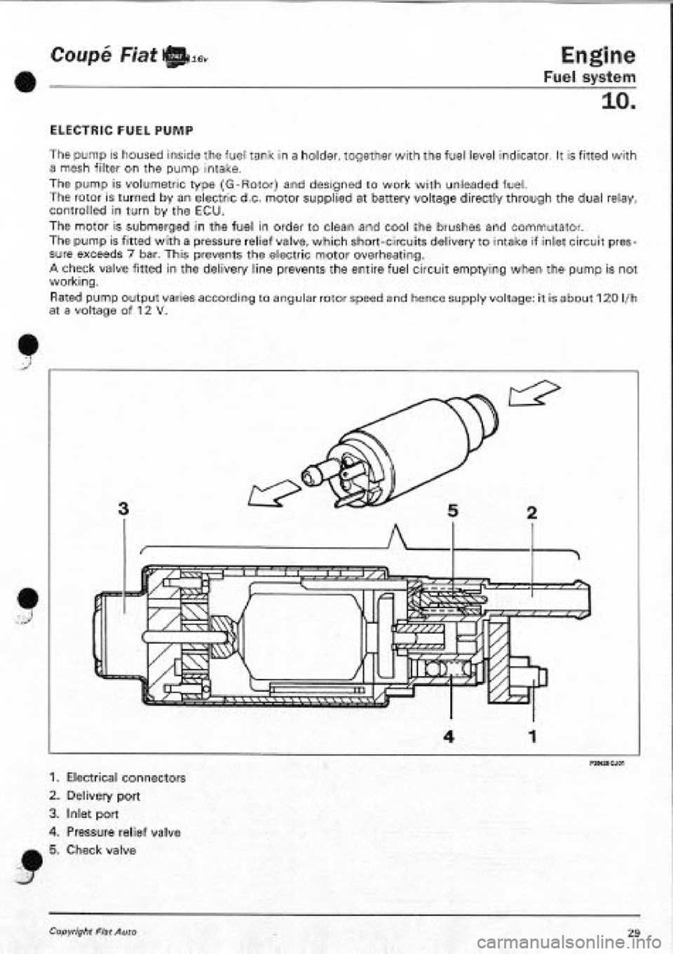 FIAT COUPE 1995 Workshop Manual FIAT COUPE 1995 Workshop Manual