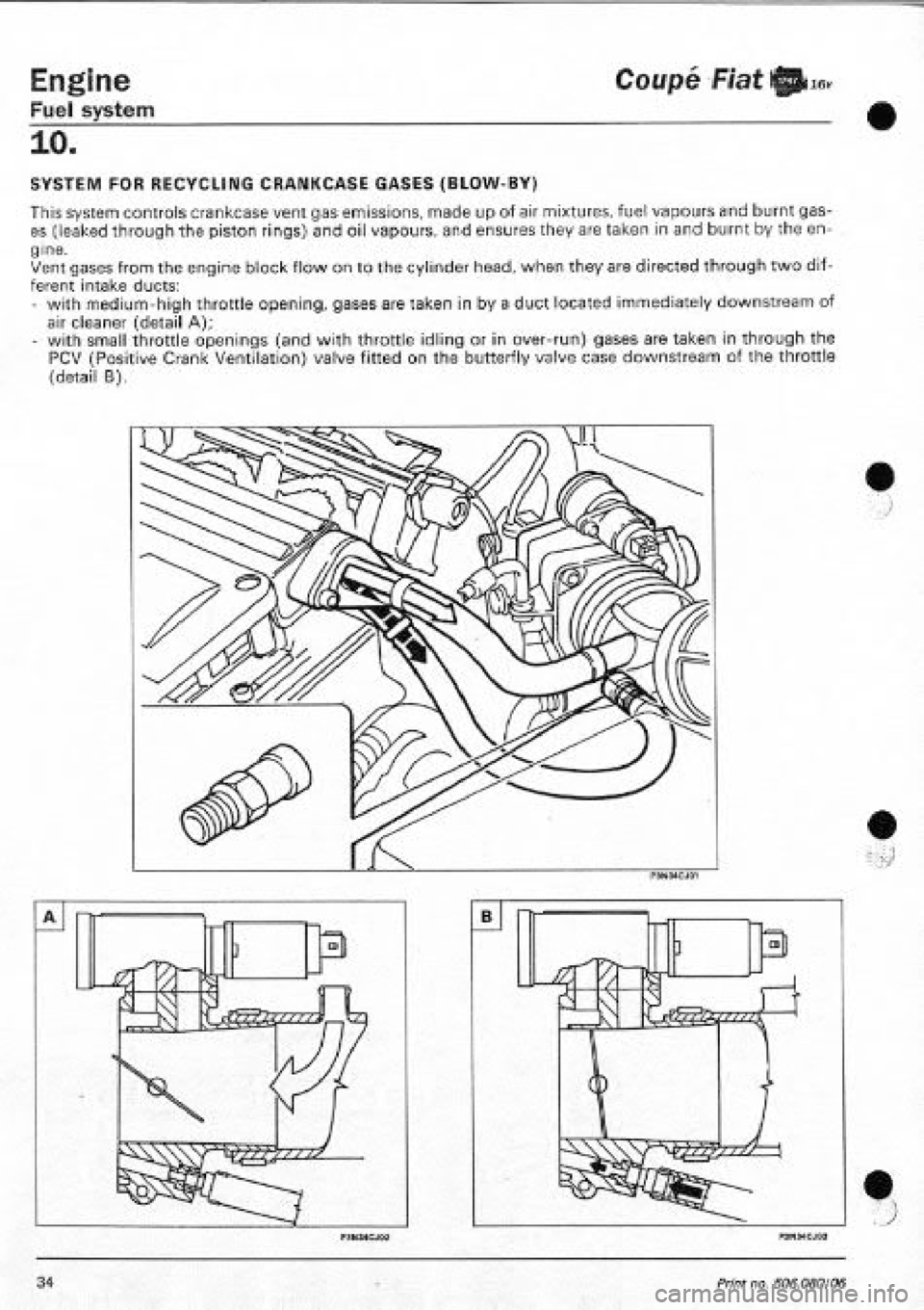 FIAT COUPE 1995 Workshop Manual FIAT COUPE 1995 Workshop Manual