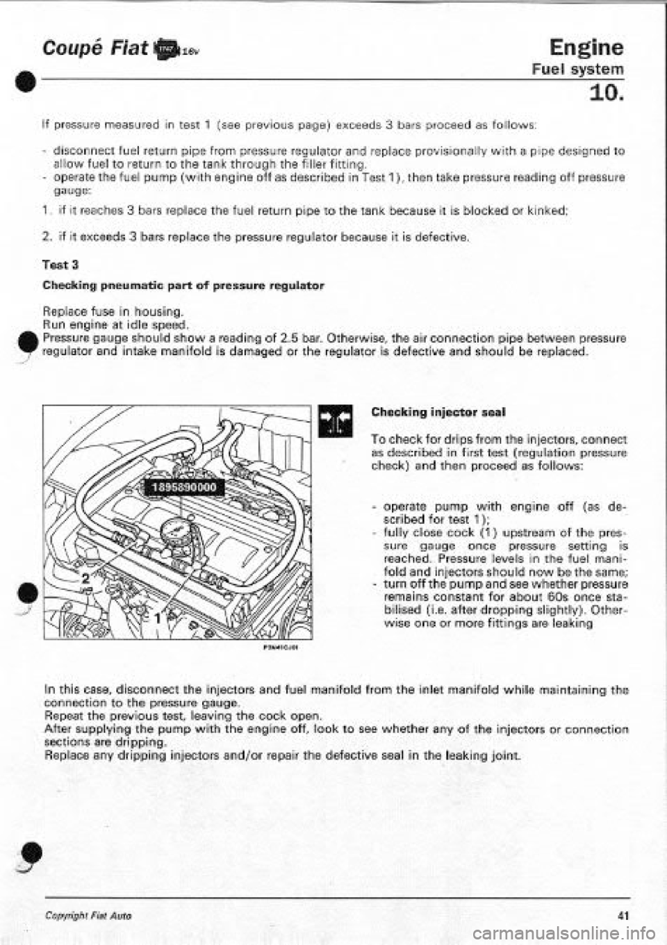 FIAT COUPE 1995  Workshop Manual 