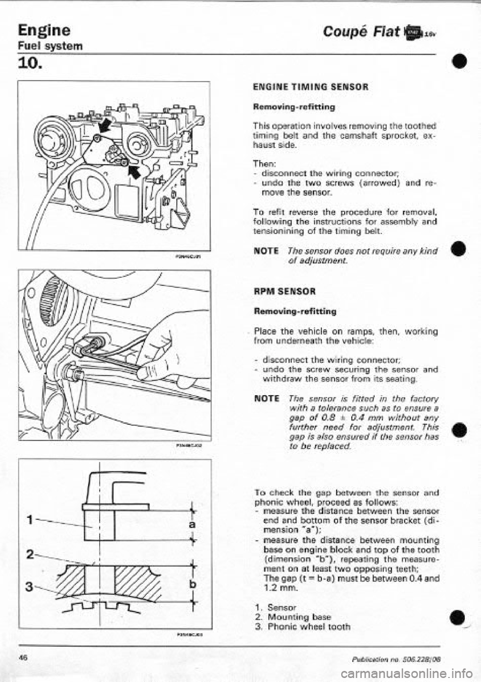 FIAT COUPE 1995  Workshop Manual 