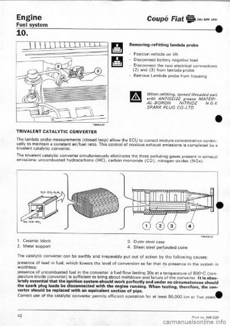 FIAT COUPE 1995 Workshop Manual FIAT COUPE 1995 Workshop Manual