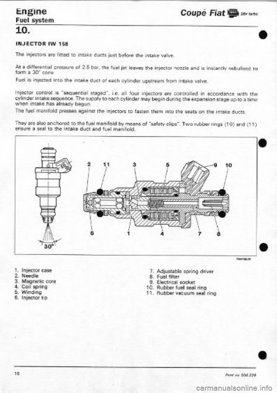 FIAT COUPE 1995 Workshop Manual FIAT COUPE 1995 Workshop Manual