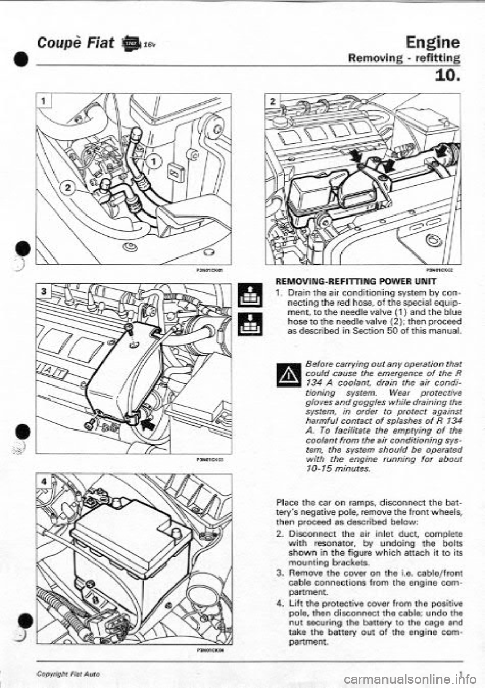 FIAT COUPE 1995 Workshop Manual FIAT COUPE 1995 Workshop Manual