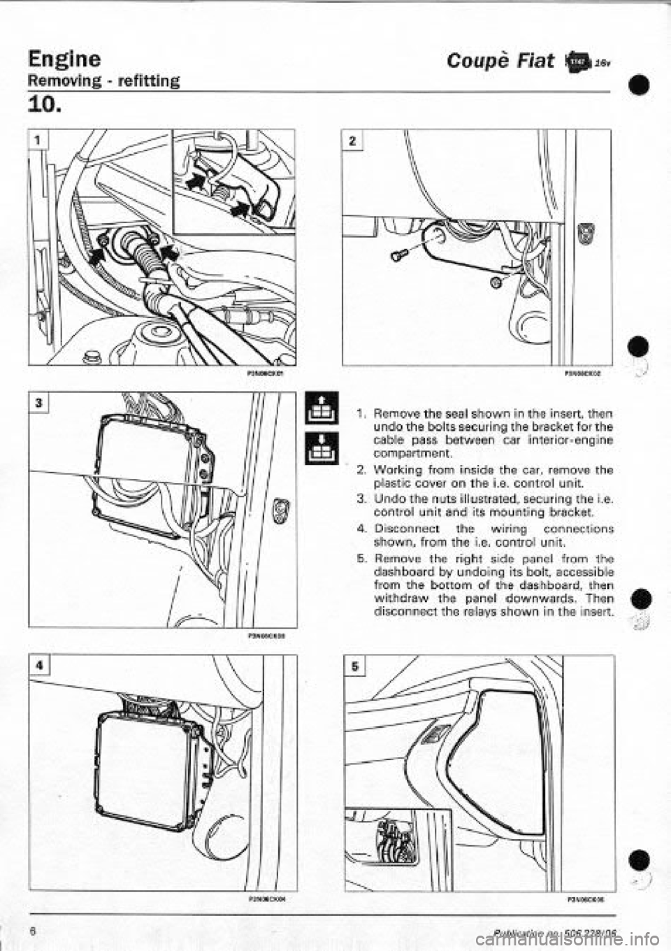 FIAT COUPE 1995 Workshop Manual FIAT COUPE 1995 Workshop Manual