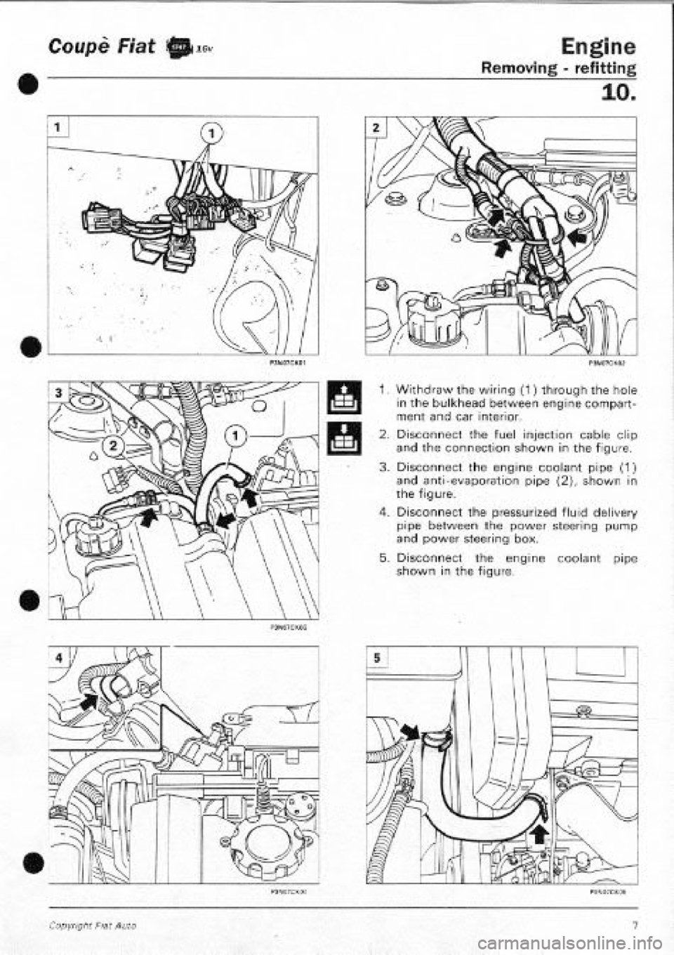 FIAT COUPE 1995 Workshop Manual FIAT COUPE 1995 Workshop Manual