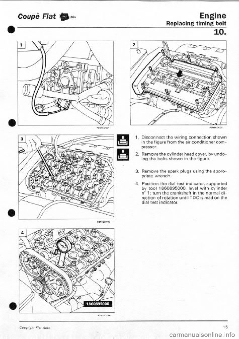 FIAT COUPE 1995 Workshop Manual FIAT COUPE 1995 Workshop Manual
