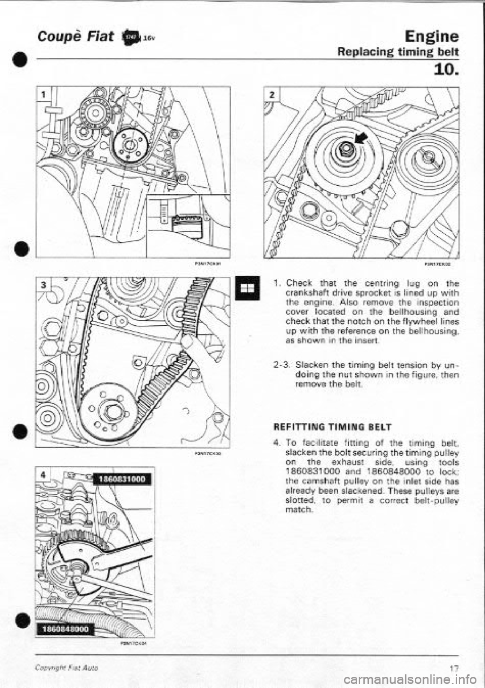 FIAT COUPE 1995 Workshop Manual FIAT COUPE 1995 Workshop Manual