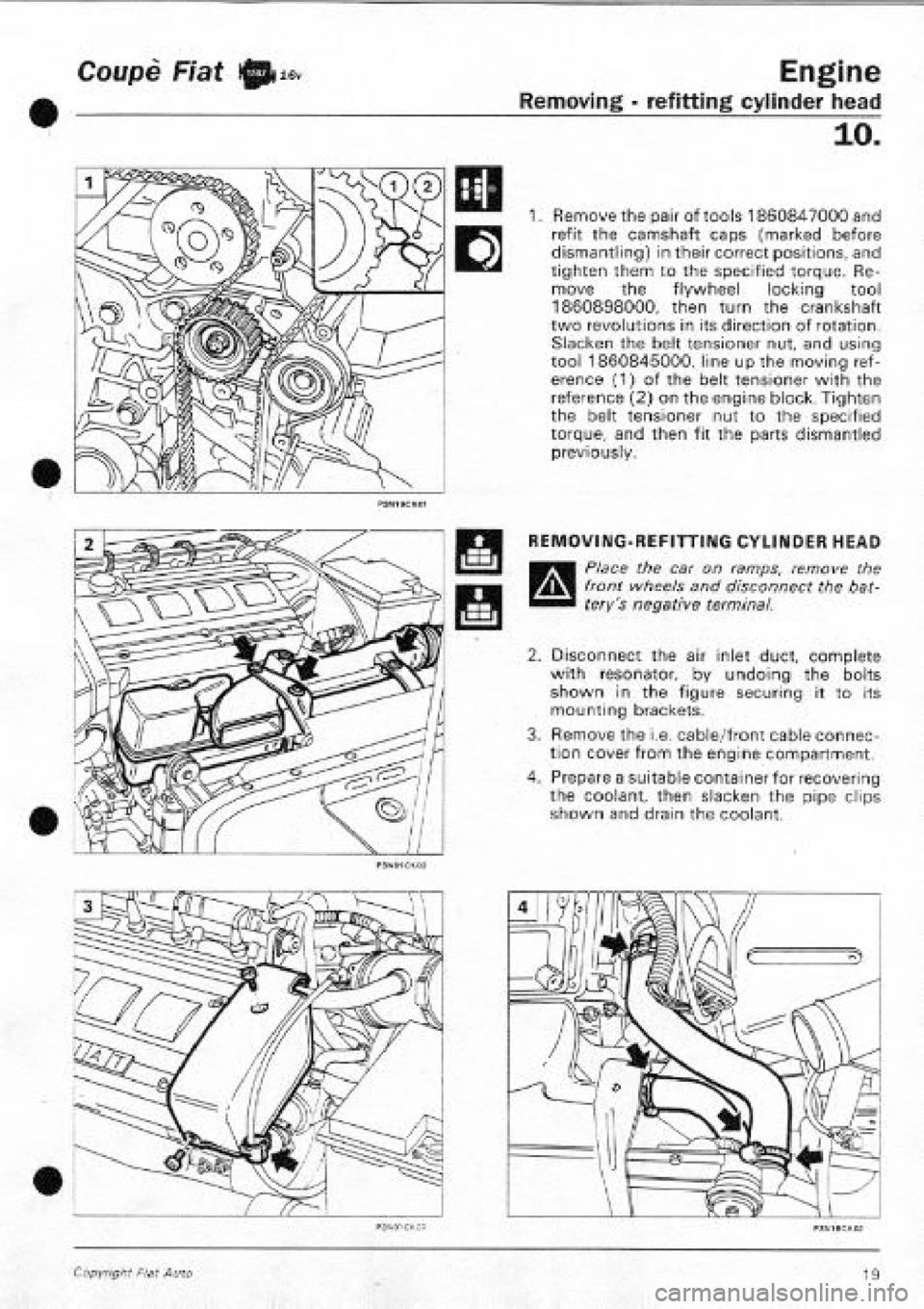 FIAT COUPE 1995 Workshop Manual FIAT COUPE 1995 Workshop Manual