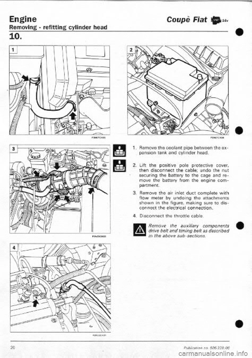 FIAT COUPE 1995 Workshop Manual FIAT COUPE 1995 Workshop Manual