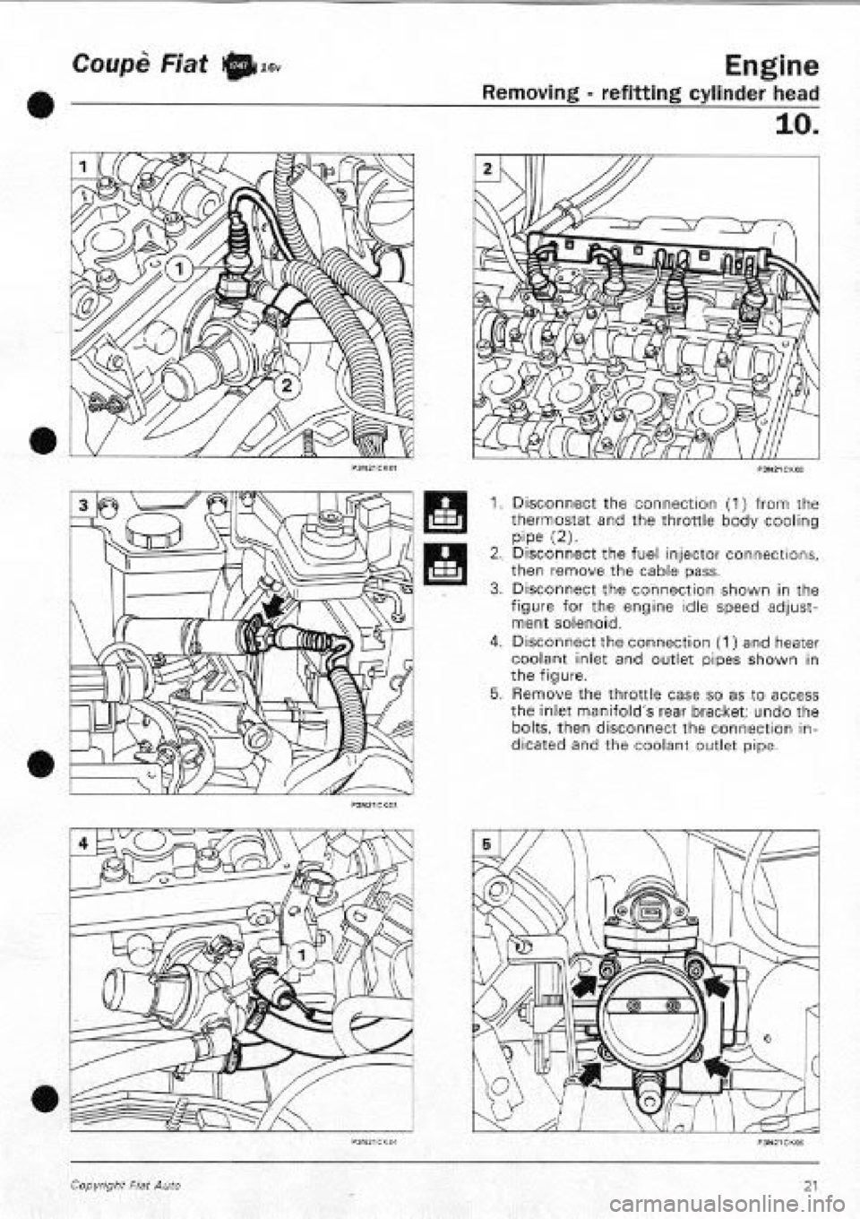 FIAT COUPE 1995 Workshop Manual FIAT COUPE 1995 Workshop Manual