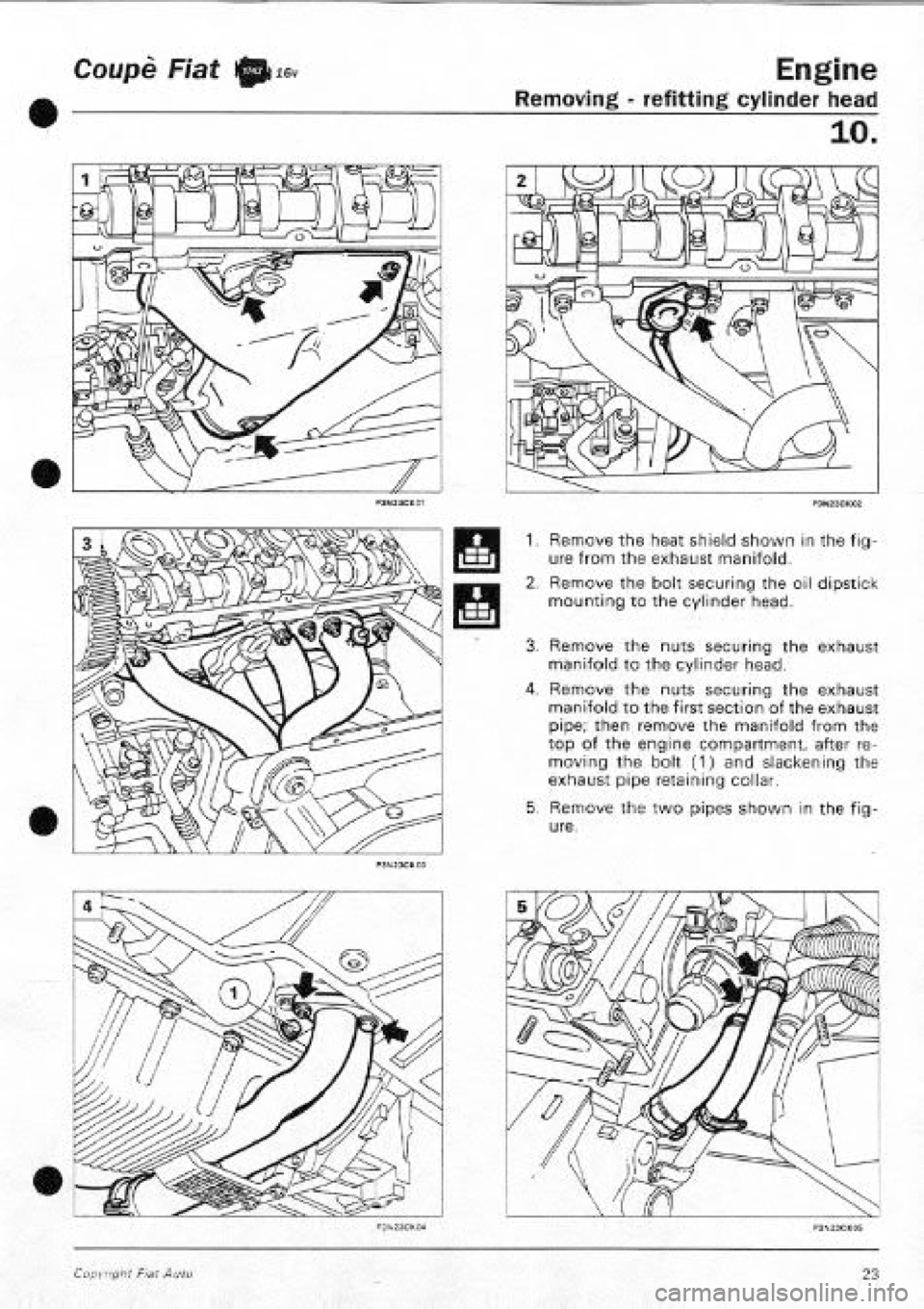 FIAT COUPE 1995 Workshop Manual FIAT COUPE 1995 Workshop Manual