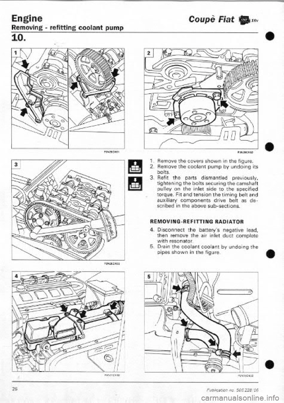FIAT COUPE 1995 Workshop Manual FIAT COUPE 1995 Workshop Manual