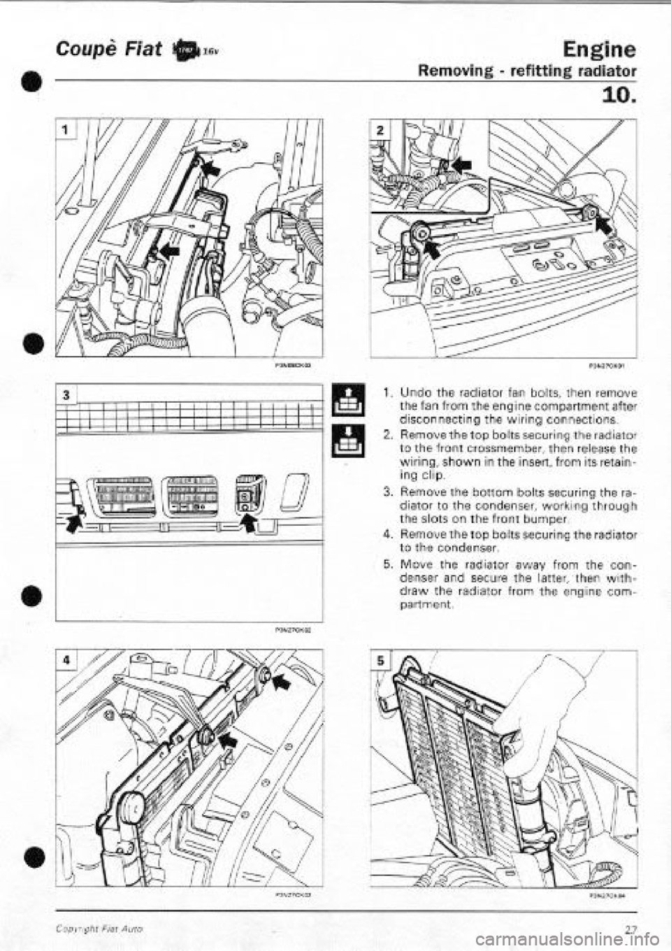 FIAT COUPE 1995 Workshop Manual FIAT COUPE 1995 Workshop Manual
