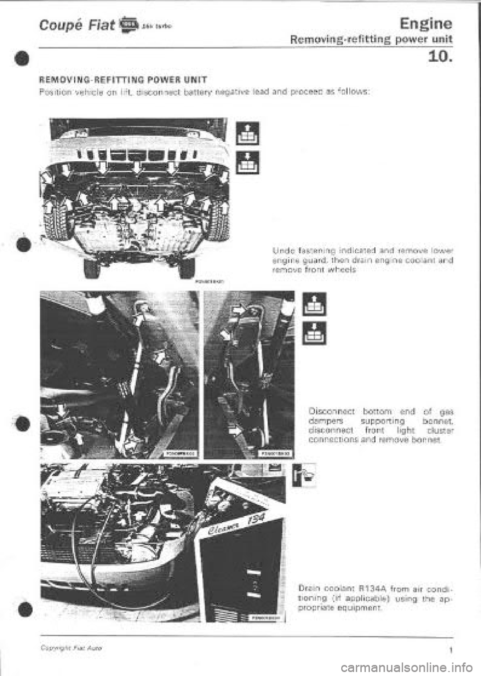 FIAT COUPE 1995 Workshop Manual FIAT COUPE 1995 Workshop Manual