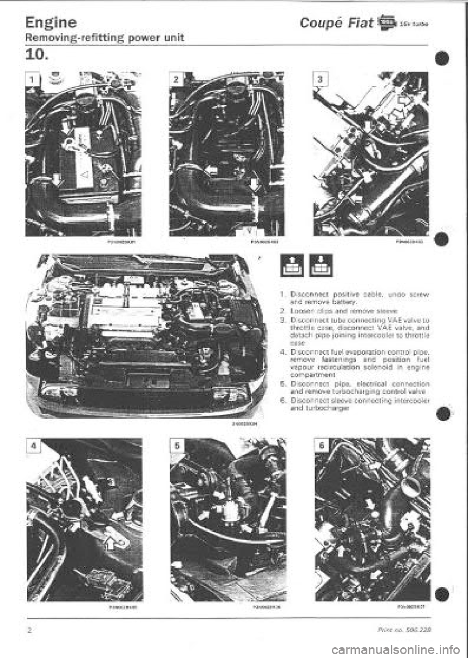 FIAT COUPE 1995 Workshop Manual FIAT COUPE 1995 Workshop Manual