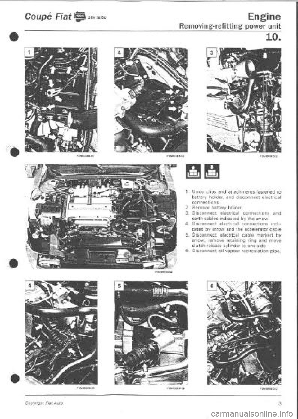 FIAT COUPE 1995 Workshop Manual FIAT COUPE 1995 Workshop Manual