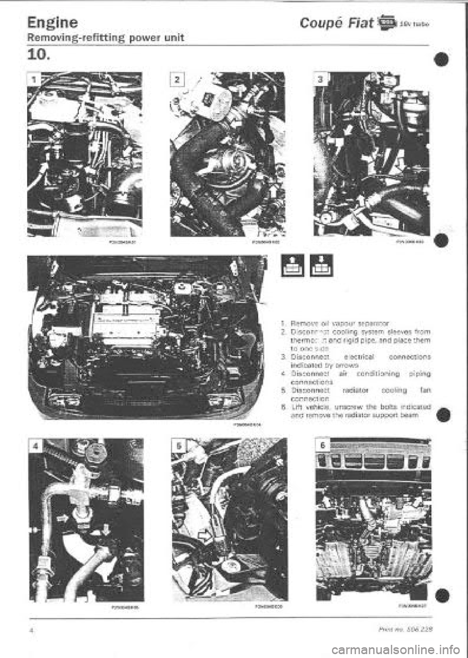 FIAT COUPE 1995 Workshop Manual FIAT COUPE 1995 Workshop Manual