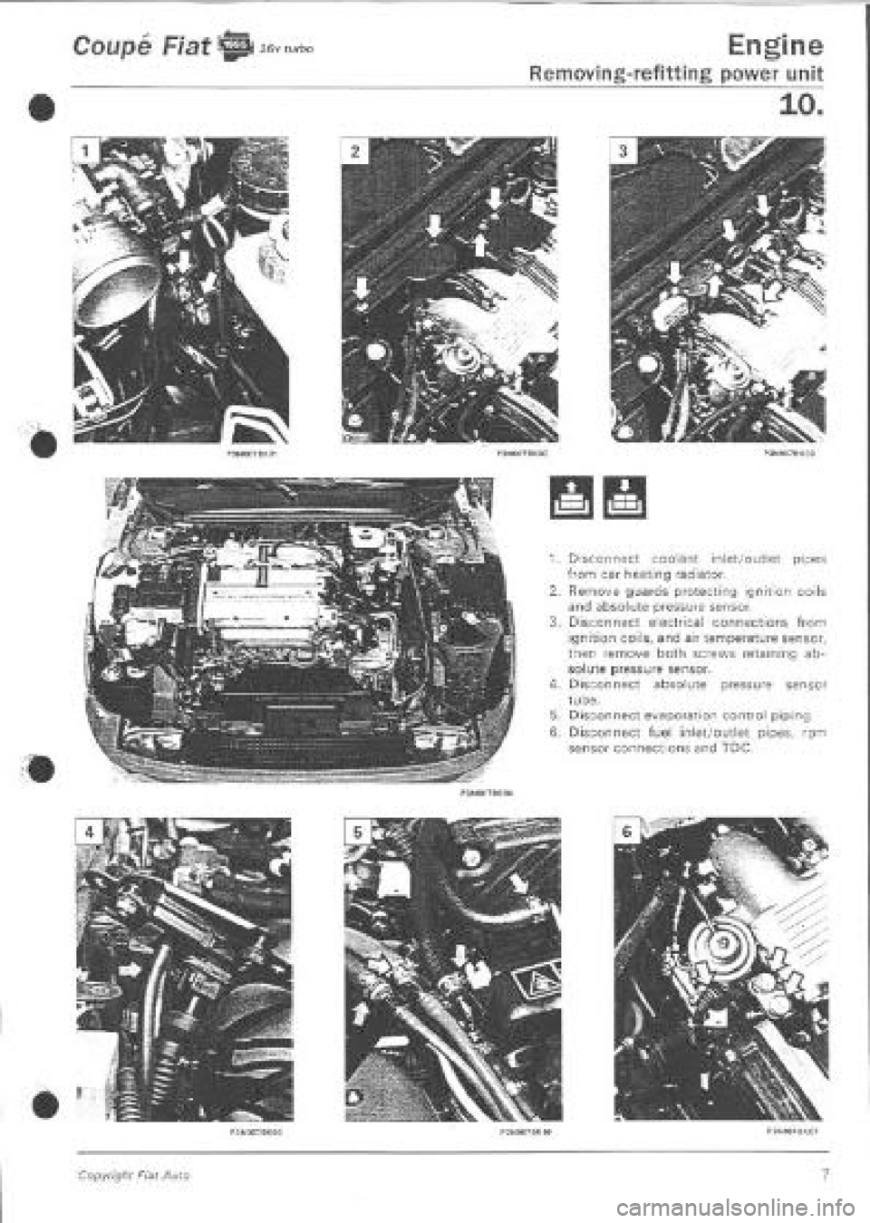 FIAT COUPE 1995 Workshop Manual FIAT COUPE 1995 Workshop Manual