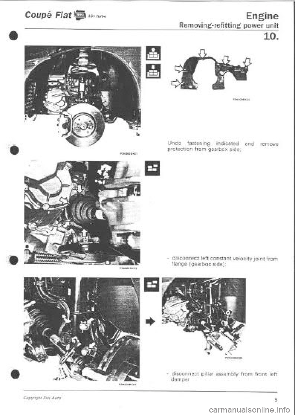 FIAT COUPE 1995 Workshop Manual FIAT COUPE 1995 Workshop Manual