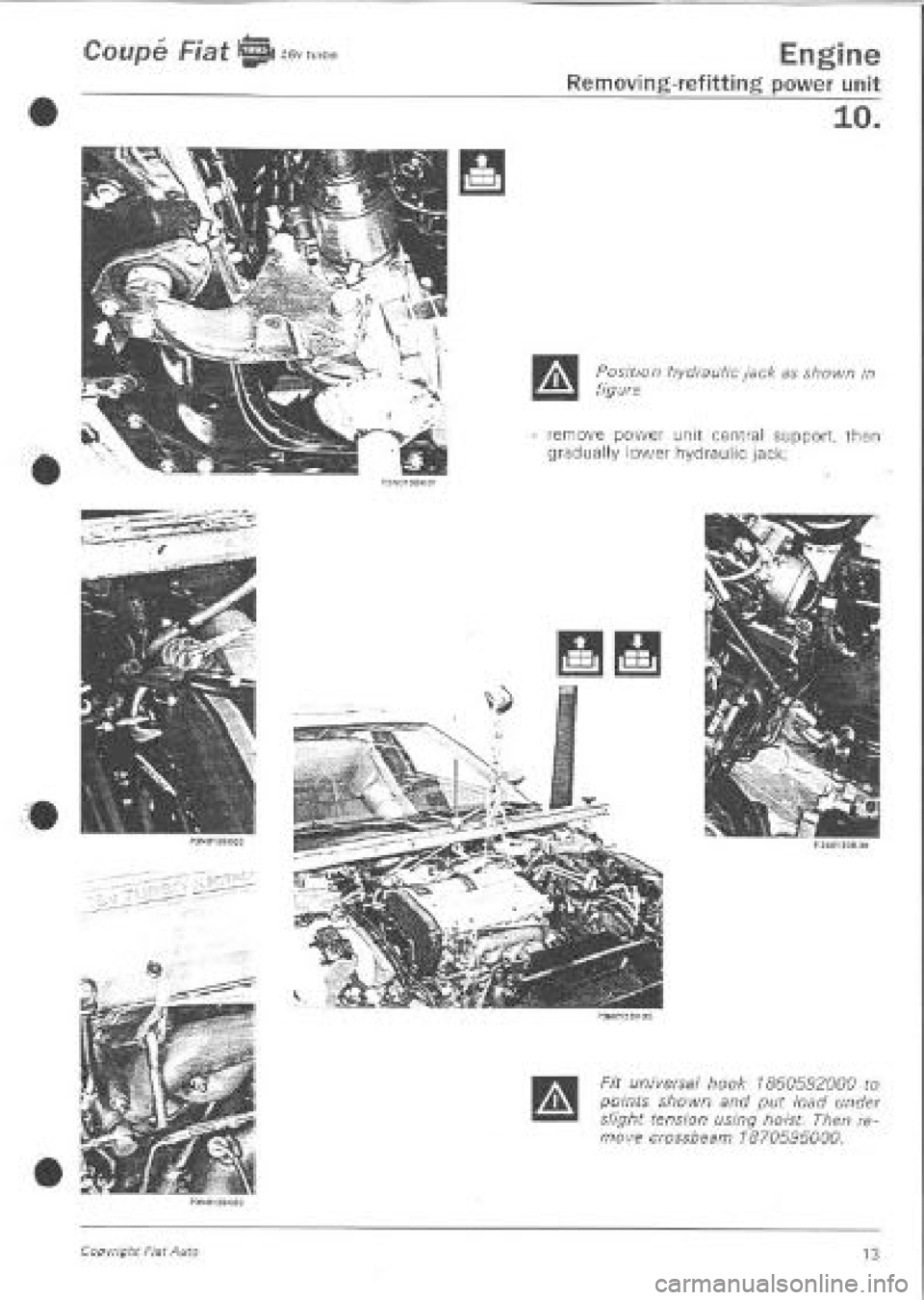 FIAT COUPE 1995 Workshop Manual FIAT COUPE 1995 Workshop Manual