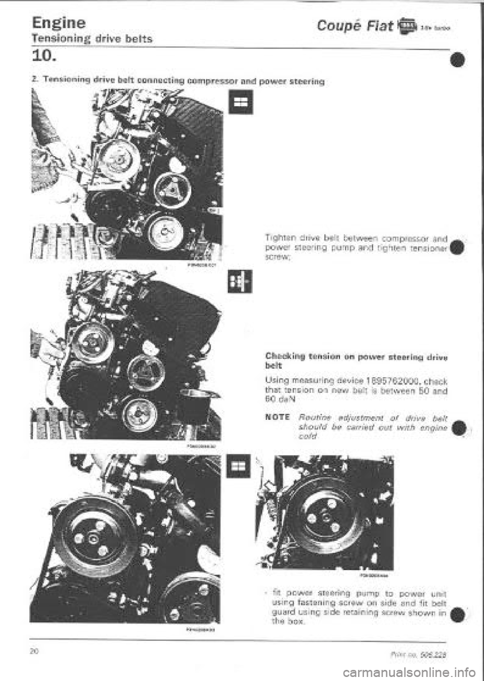 FIAT COUPE 1995 Workshop Manual FIAT COUPE 1995 Workshop Manual