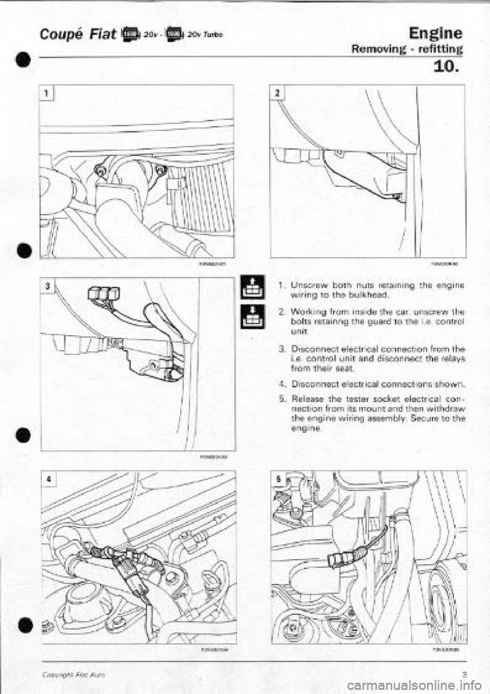 FIAT COUPE 1995 Workshop Manual FIAT COUPE 1995 Workshop Manual