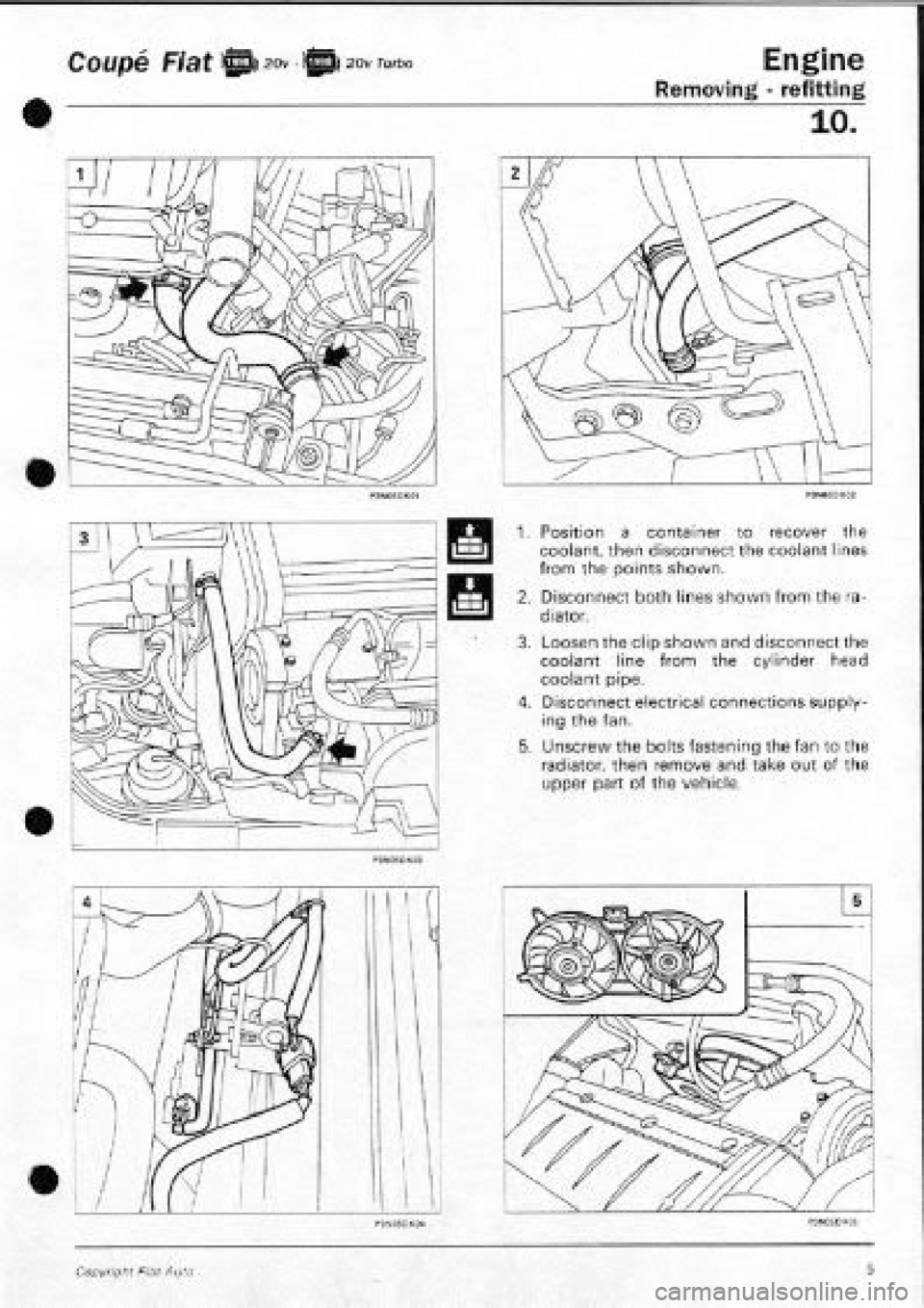 FIAT COUPE 1995 Workshop Manual FIAT COUPE 1995 Workshop Manual