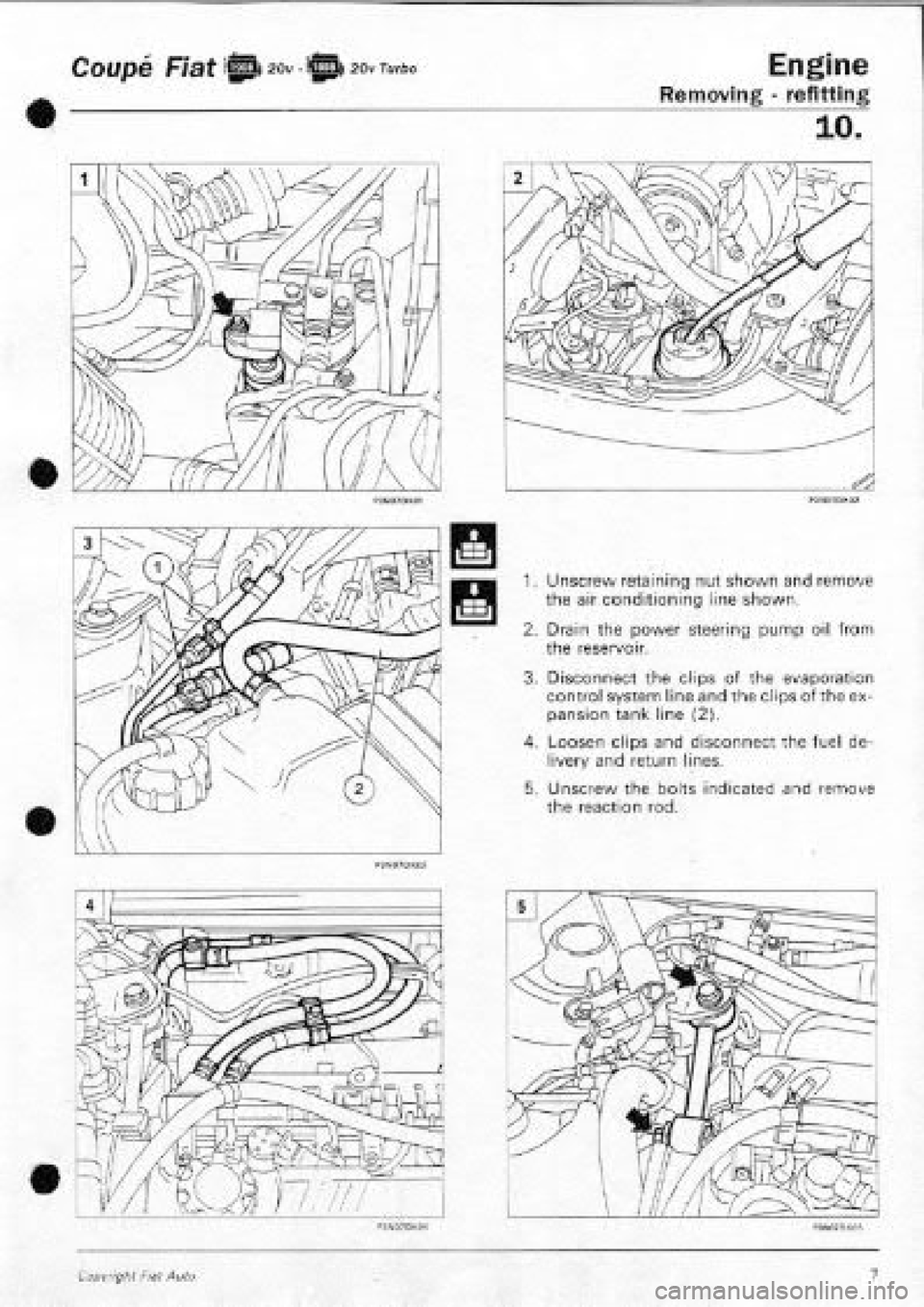 FIAT COUPE 1995 Workshop Manual FIAT COUPE 1995 Workshop Manual