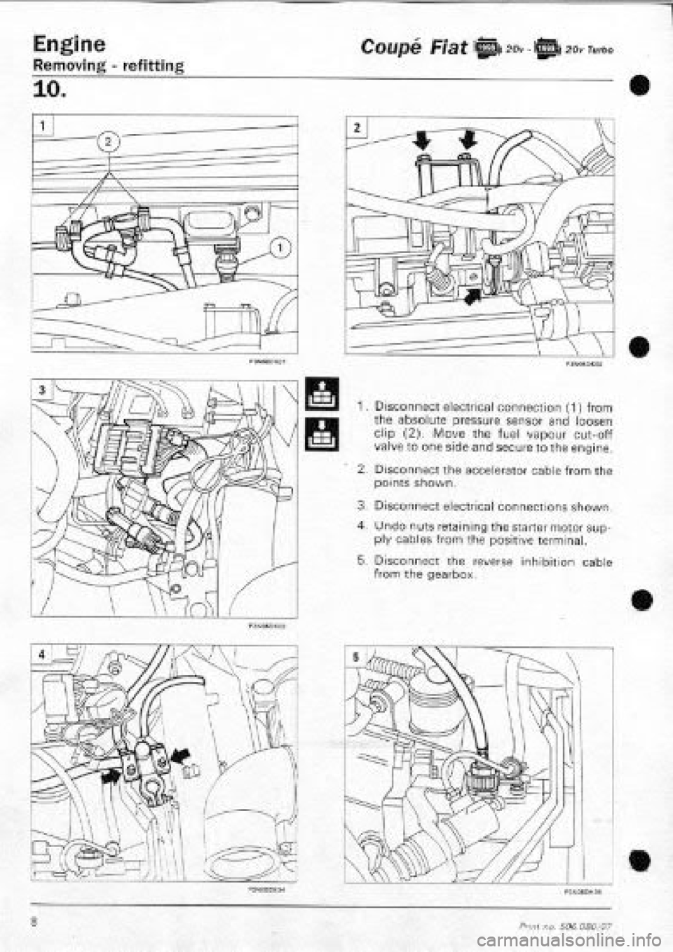 FIAT COUPE 1995 Workshop Manual FIAT COUPE 1995 Workshop Manual