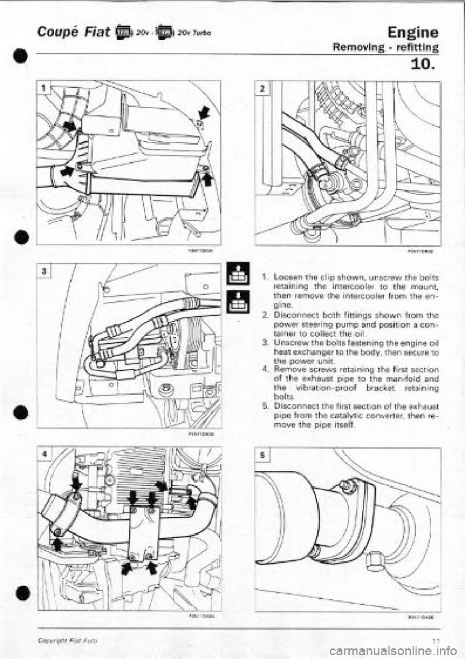 FIAT COUPE 1995 Workshop Manual FIAT COUPE 1995 Workshop Manual
