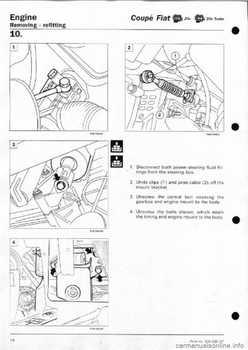 FIAT COUPE 1995 Workshop Manual FIAT COUPE 1995 Workshop Manual